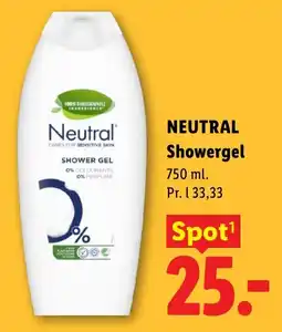 Lidl Neutral showergel tilbud
