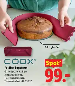 Lidl Coox foldbar bageform tilbud