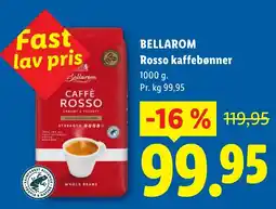 Lidl Bellarom Rosso kaffebønner tilbud
