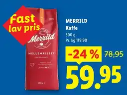 Lidl Merrild Kaffe tilbud