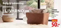 Lidl Livarno Opbevaringskurv tilbud