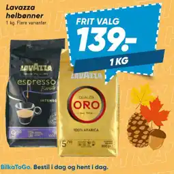 Bilka Lavazza helbønner tilbud