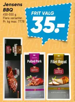 Bilka Jensens BBQ tilbud