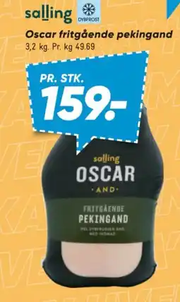 Bilka Salling Oscar fritgående pekingand tilbud