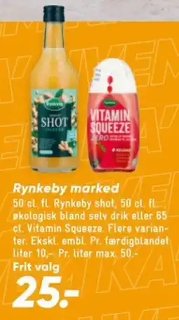 Bilka Rynkeby shot tilbud