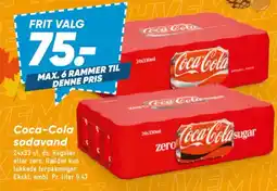 Bilka Coca-Cola sodavand tilbud