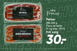 Bilka Princip pølser tilbud