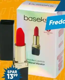 Bilka baseks Hot Red Lipstick Clitoral Vibrator tilbud