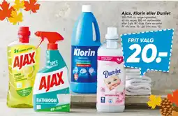 Bilka Ajax, Klorin eller Dunlet tilbud