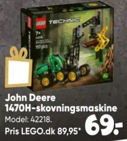 Bilka John Deere 1470H-skovningsmaskine tilbud