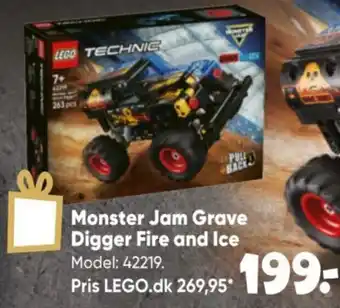 LEGO Technic Monster Jam Grave Digger Fire and Ice