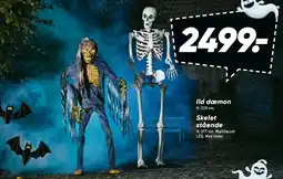 Bilka Ild dæmon Skelet stående tilbud