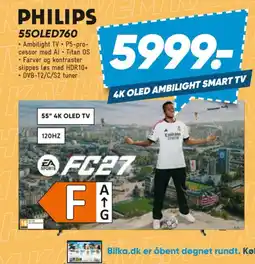 Bilka Philips 55OLED760 tilbud