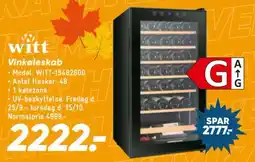 Bilka Witt Vinkøleskab tilbud