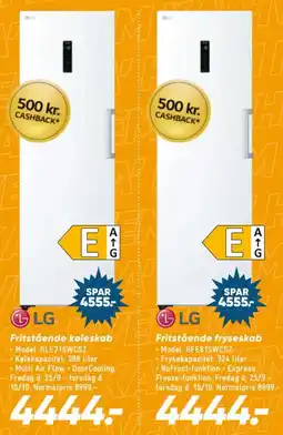 Bilka LG Fritstående køleskab tilbud