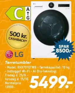 Bilka LG Tørretumbler tilbud