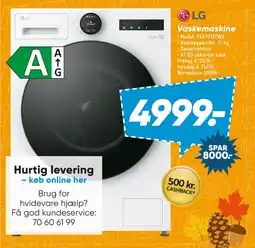 Bilka LG Vaskemaskine tilbud