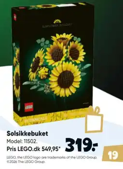 Bilka LEGO Solsikkebuket tilbud