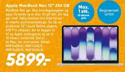 Bilka Apple MacBook Neo 13" 256 GB tilbud