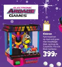 Bilka Electronic Arcade Games Klokran tilbud