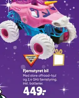 Bilka Monster Jam fjernstyret bil tilbud