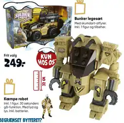 Bilka Soldier Force Kæmpe robot tilbud