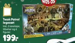 Bilka Soldier Force Team Patrol legesæt tilbud