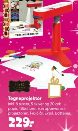 Bilka F.A.O Schwarz Tegneprojektor tilbud