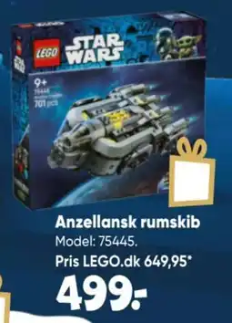 Bilka Lego star wars anzellansk rumskib tilbud