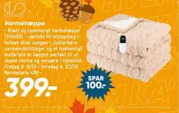 Bilka Essential varmetæppe tilbud