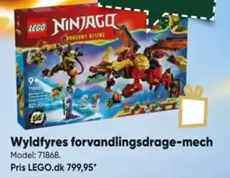Bilka LEGO Wyldfyres forvandlingsdrage-mech tilbud