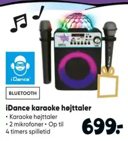 Bilka iDance karaoke højttaler tilbud