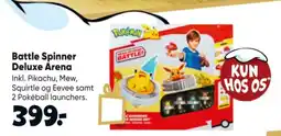 Bilka Pokemon Battle Spinner Deluxe Arena tilbud