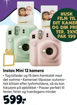 Bilka Instax Mini 12 kamera tilbud