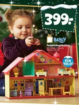 Bilka Bluey Fødselsdagsfesthus tilbud
