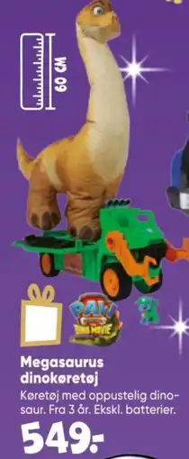 Bilka Paw Patrol Megasaurus dinokøretøj tilbud