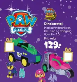 Bilka Paw Patrol Dinokøretøj tilbud