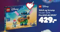 Fætter BR Lego Disney Stitch og Scrump tilbud