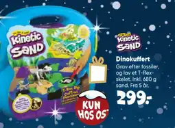 Bilka Kinetic Sand Dinokuffert tilbud