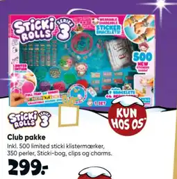 Bilka Sticki Rolls Series 3 Club pakke tilbud