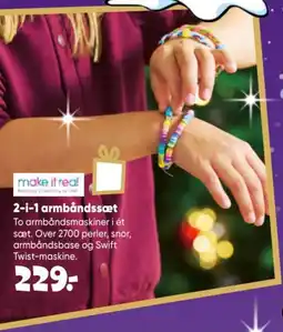 Bilka make it real 2-i-1 armbåndssæt tilbud