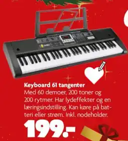Fætter BR Keyboard 61 tangenter tilbud