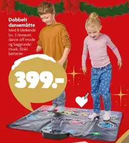 Fætter BR Dobbelt dansematte tilbud