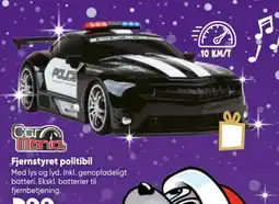 Bilka Car Mania fjernstyret politibil tilbud