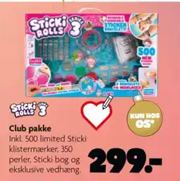 Fætter BR Sticki Rolls 3 Club pakke tilbud