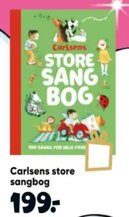 Bilka Carlsens store sangbog tilbud