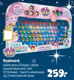 Bilka Clickeez Keyboard tilbud