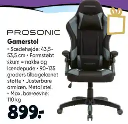 Bilka Prosonic Gamerstol tilbud