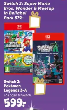 Bilka Nintendo Switch 2: Super Mario Bros. Wonder & Meetup in Bellabel Park tilbud