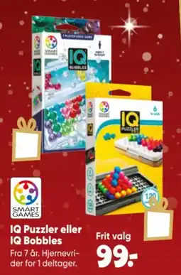 Bilka Smart Games IQ Puzzler eller IQ Bobbles tilbud
